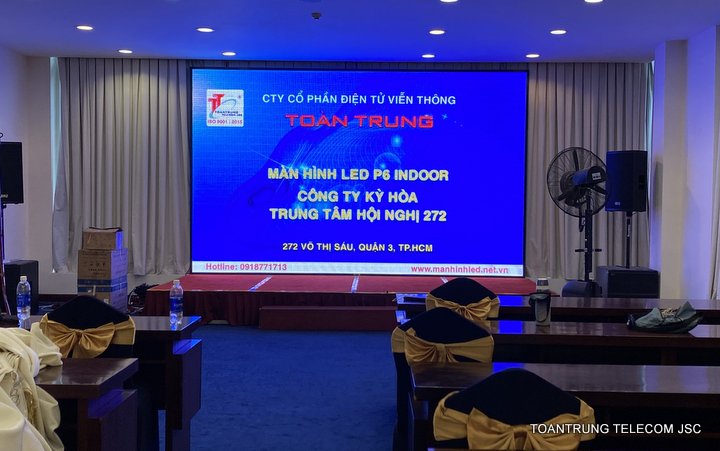 Màn hình LED P6 trong nhà - Màn Hình Led Toàn Trung - Công Ty Cổ Phần Điện Tử Viễn Thông Toàn Trung